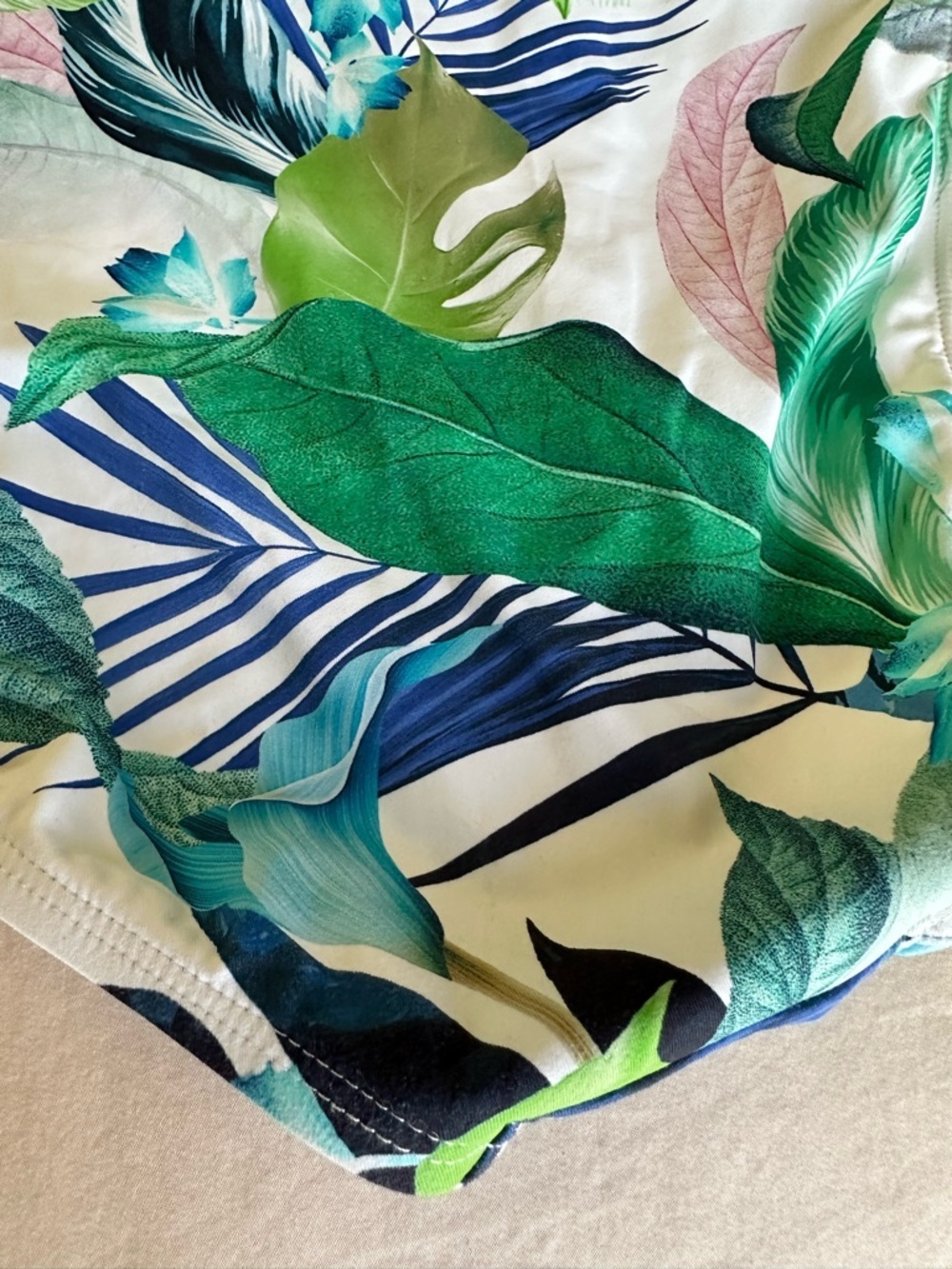 La Blanca Tropical Print One Piece Swimsuit Size 8 - Picture 8 of 9